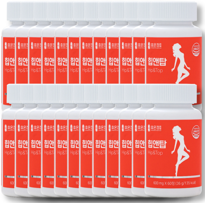 힙앤탑 60정 에스트로겐 대두 이소플라본 L-아르기닌 마카 석류, 24개