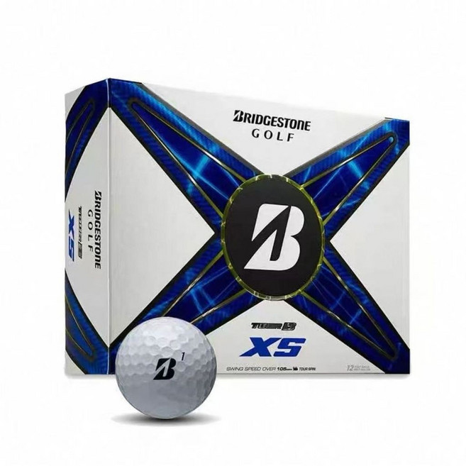BRIDGESTONE GOLF TOUR B RXS 高爾夫球 12入, 三層球Xs一盒, 1個