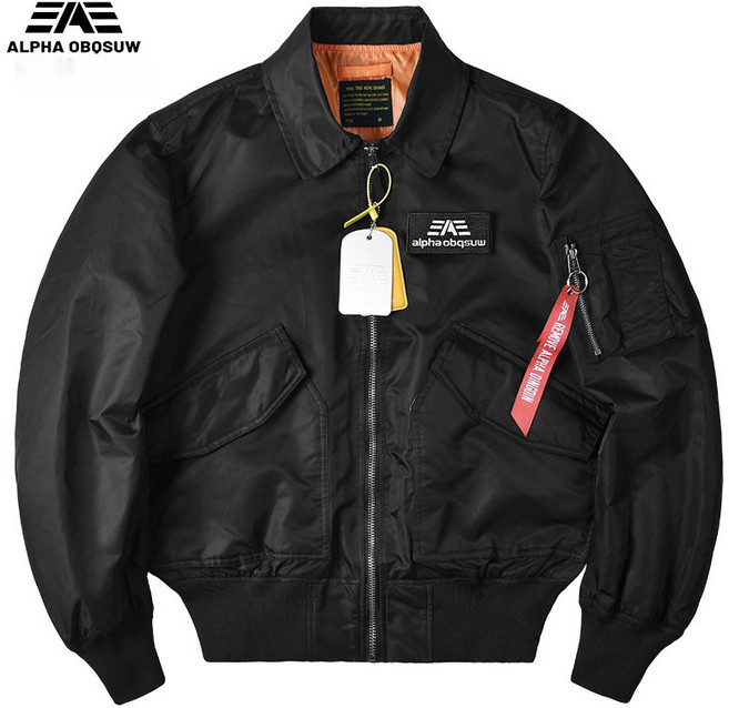 알파마틴 루즈핏 봄가을 항공점퍼 블루종 자켓