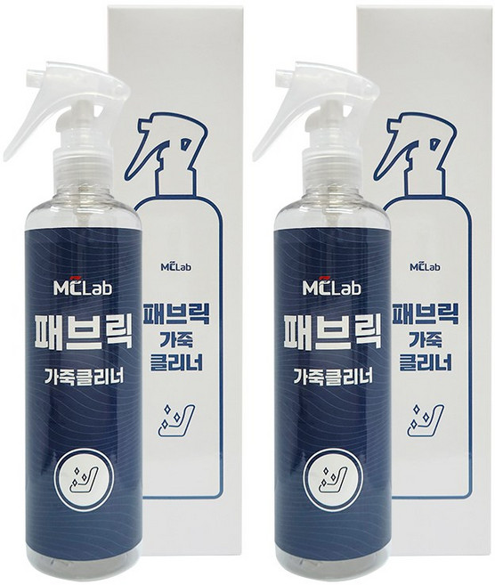 엠씨랩 자동차 실내 내부 천장 세차 세정제 청소 크리닝, 2개, 300ml