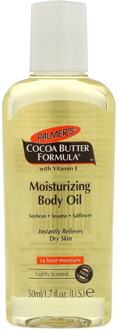 Palmers 코코아 버터 포뮬러 모이스처라이징 바디 오일 비타민 E 함유 50ml(1.7oz) 2팩, 50ml, 1개 - 쿠팡