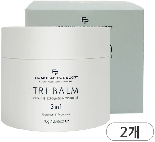 [포뮬러프레스콧] 트라이밤 특대용량 스킨케어클렌져 70g 2개, 없음 - 쿠팡