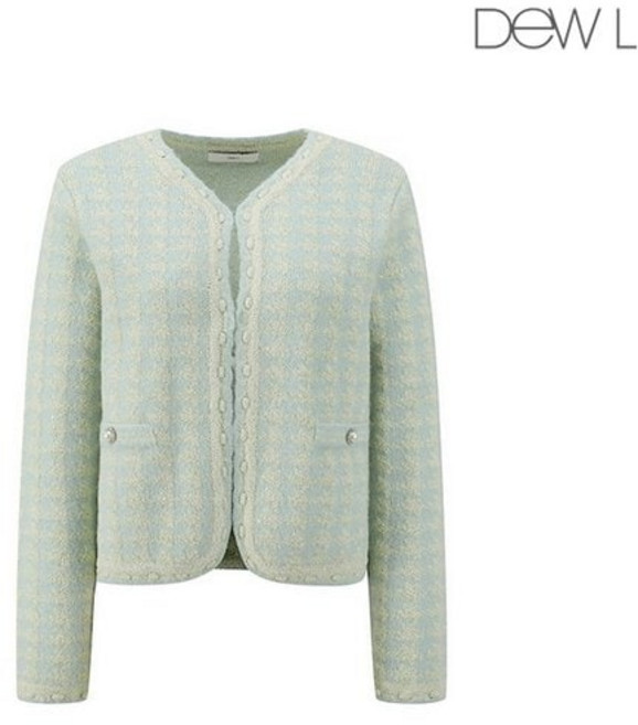 [백화점 정품] 듀엘 하운드투스 자카드 가디건 MT_D244KSL050