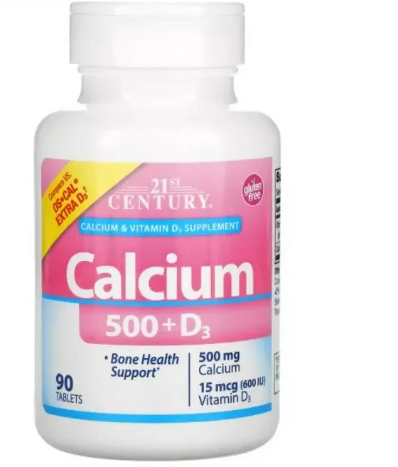 21세기 센트리 칼슘 500 + D3 15mcg 600 IU 90정 Calcium 센츄리 센추리, 1개 - 쿠팡