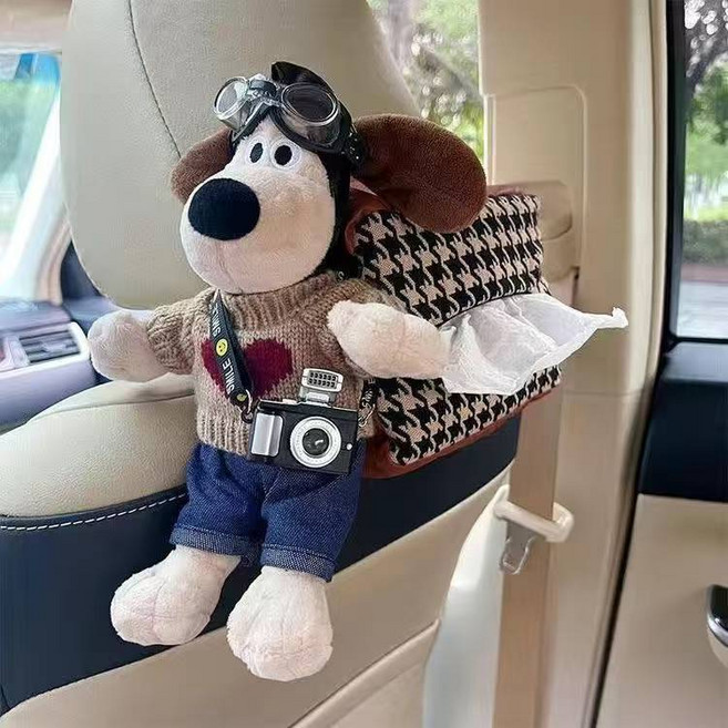 자동차티슈케이스 자동차티슈정리 강아지사이즈20cm*7cm 티슈케이스사이즈25cm5cm, 1개, 사랑하는 마음.