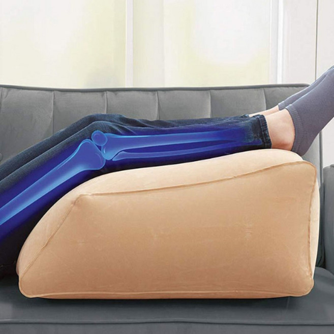 휴대용 다리베개 종아리휴식 에어쿠션 다리붓기빼기 발베개, 단품, 1개