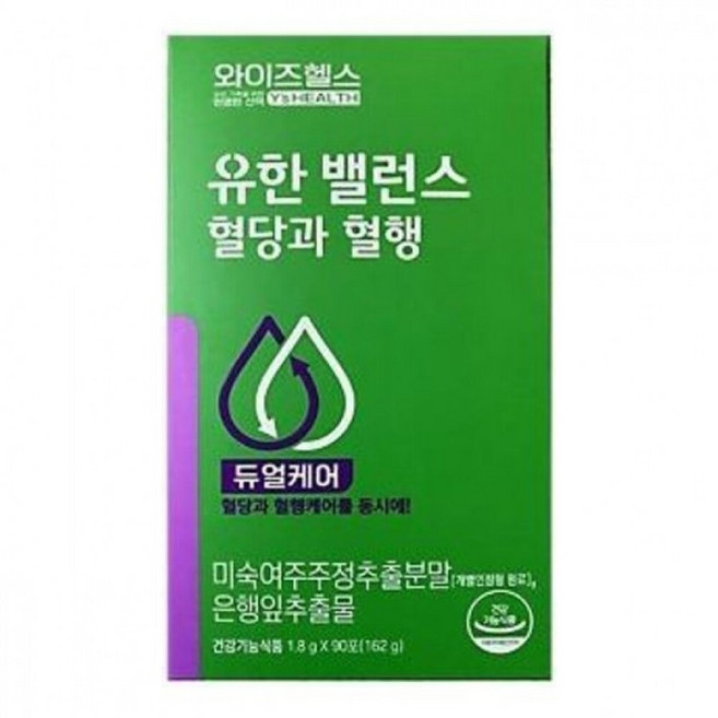 듀얼캐어 밸런스 혈당과 혈행 90포, 상세페이지 참조, 1개