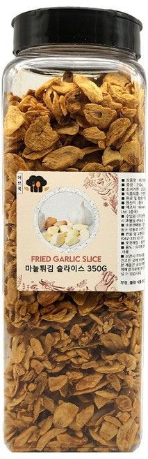 페트 마늘튀김 슬라이스 350G(소비기한 26.9.24), 350g, 1개