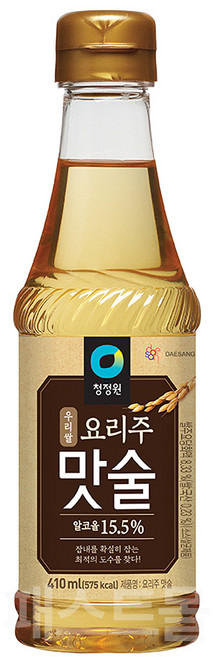 청정원 우리쌀 요리주 맛술, 410ml, 1개