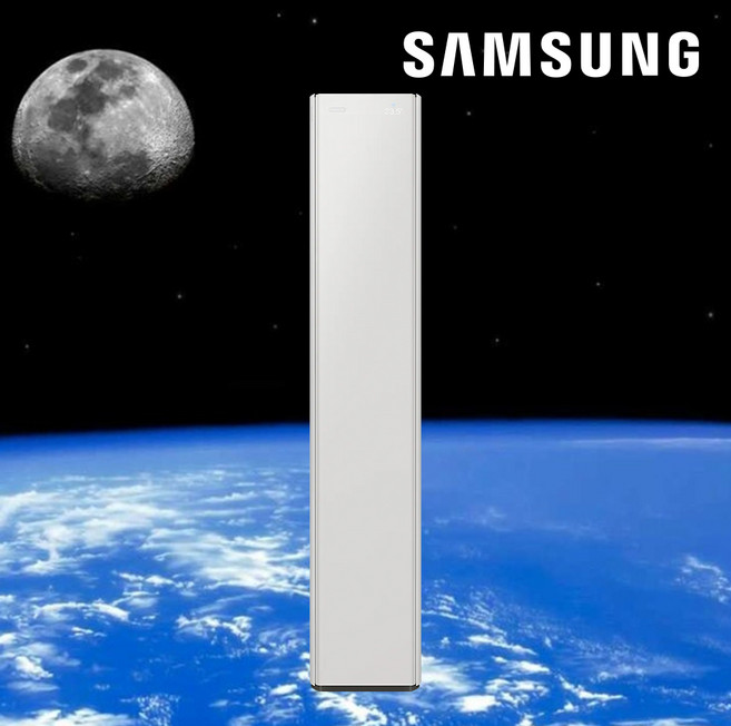 삼성 1등급 비스포크 무풍 콤보 갤러리 프로 스탠드 에어컨 AF90H19D27SS 19평 실외기포함, 일반배관형