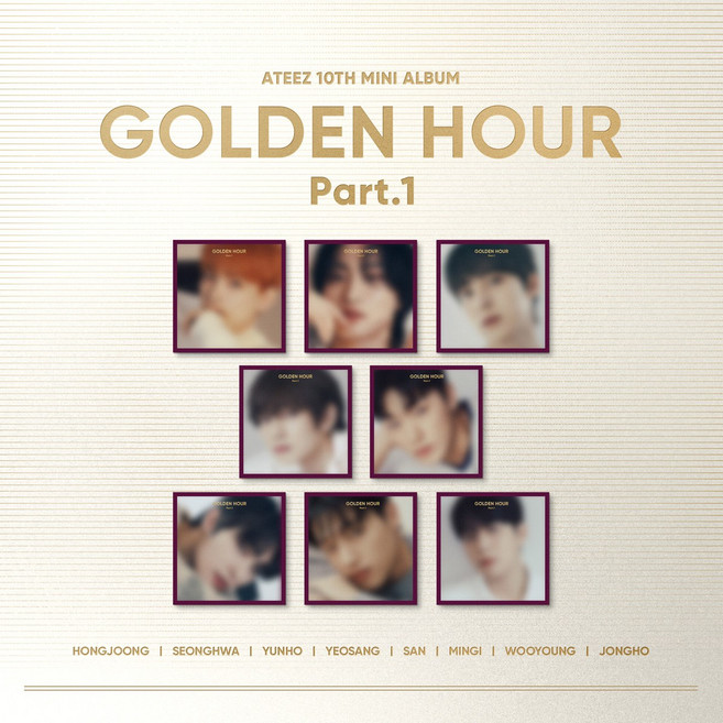 에이티즈 미니 10집 골든아워 GOLDEN HOUR Part.1 디지팩 미개봉 / 멤버선택, 윤호