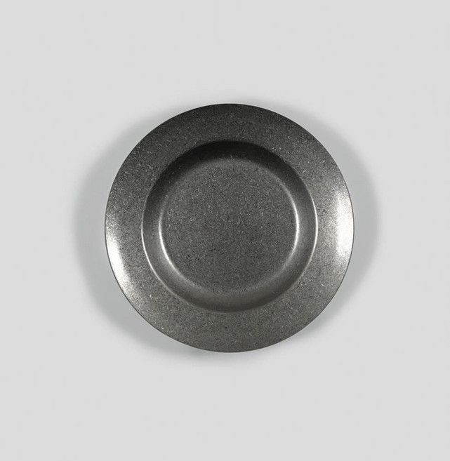 304 스텐 원형 접시 그릇 파스타, 2개, 실버