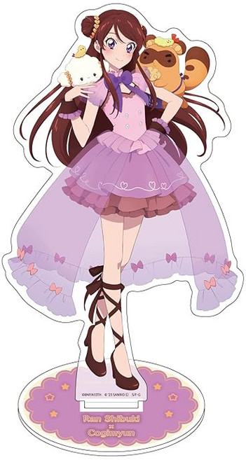 A3 03 아이카츠 x산리오 캐릭터즈 시부키 난초 x코기뮌 [신작 일러스트]