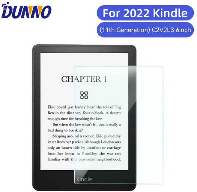 태블릿 PC 탭 패드 액정 보호 필름 kindle 호환 11 세대 C2V2L3 6 인치 전자 책 강화 유리 화면 보호기, [01]  C2V2L3 6inch