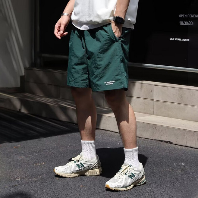 애슬레저 팬츠 썸머반바지 4color 쿨팬츠 숏팬츠 운동복 트레이닝반바지 남녀공용