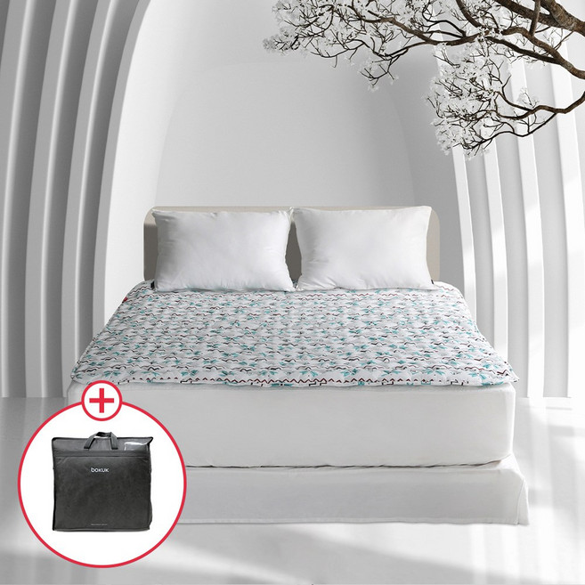 보국전자 에어셀 좌우분리 캠핑 전기요 리틀 포레스트 BKB-1461Q, 혼합색상, Q(160 x 200 cm)