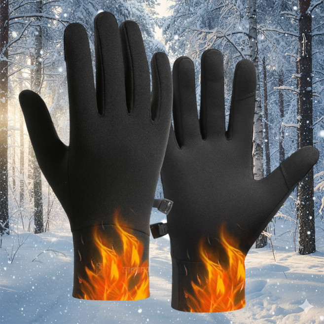 에이런 스포츠 러닝장갑 기모 방한 스마트터치