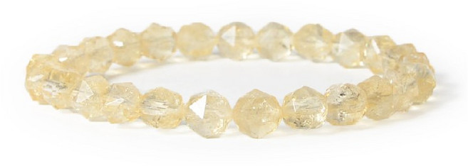 원석팔찌 정화의 컷팅 시트린 심플팔찌