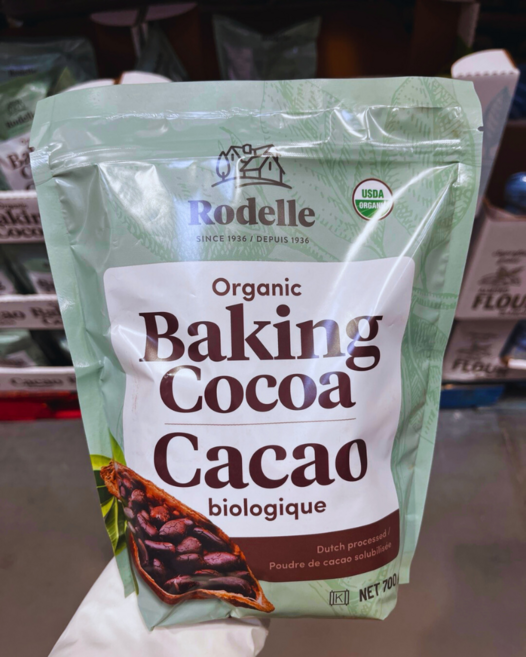 네덜란드산 100% 유기농 무가당 코코아 파우더 캐나다 내수용, 1개, 700g