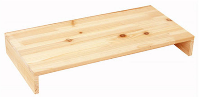 하라코리아 삼나무 원목 키보드 모니터 받침대