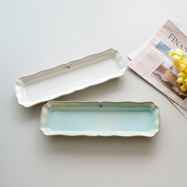 코스타노바 알렌테조 직사각접시 31cm, 아쿠아, 1개, 아쿠아