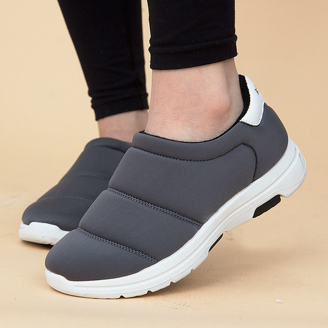 커플 방한화 패딩 겨울 운동화 남자 여성 털 신발 K-701