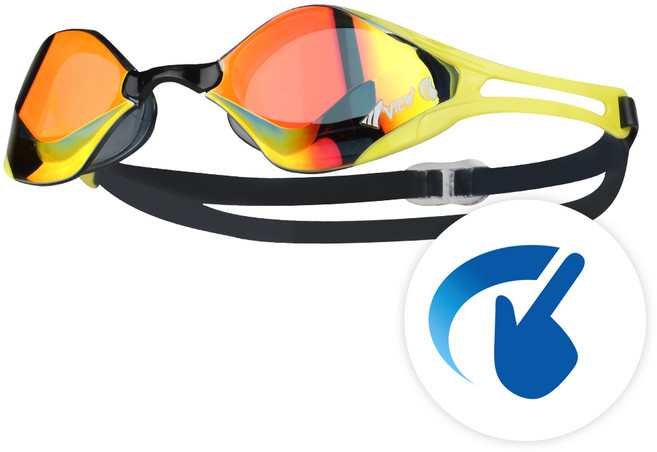 뷰 V128SAM 블레이드F제로 초저저항 레이싱 수경 물안경 | FINA공인 스와이프안티포그 선수용 | 수영사랑, 1개, V128SAM SKSHD