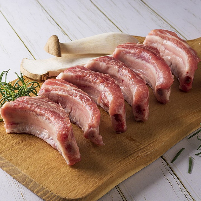 삼삼한 냉장 이룸한돈 등갈비500g 구이용, 1, 500g