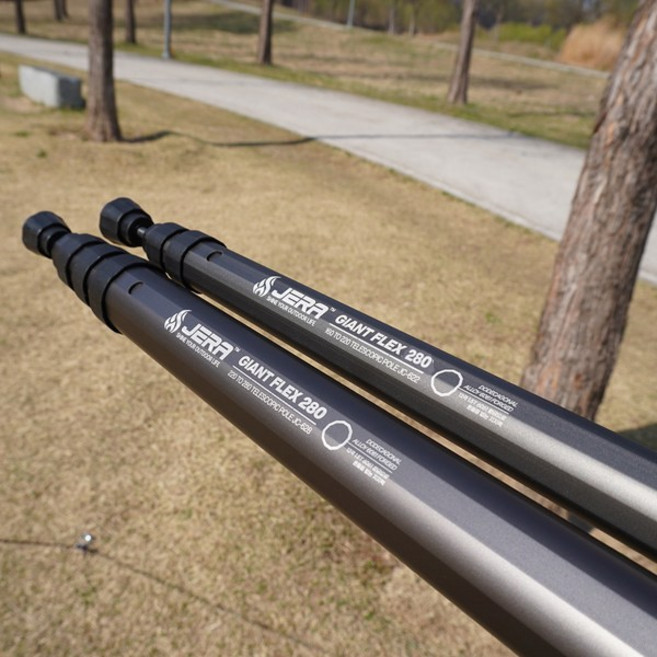 제라 슬라이딩 폴대 280 (2개1세트) 길이조절 텐트 타프폴대, 1세트