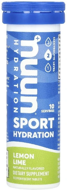 Nuun sports 하이드레이션 전해질 발포 드링크 레몬 라임 10정, 1 - 쿠팡