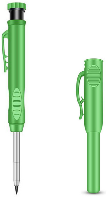 크래프션 목공 연필 마킹 펜, 그린A, 1개