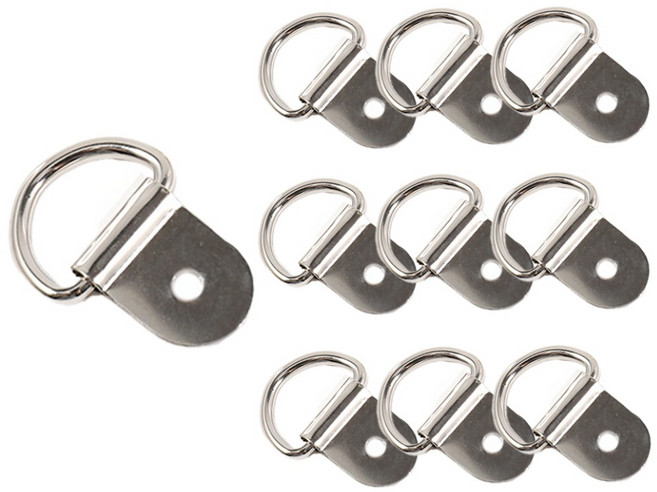 D 액자고리, 10개, 실버