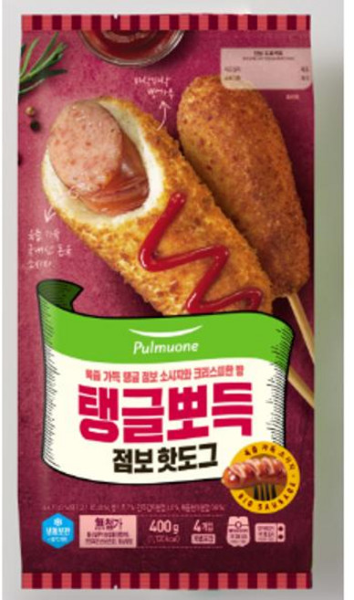 풀무원 탱글뽀득핫도그, 320g, 8개