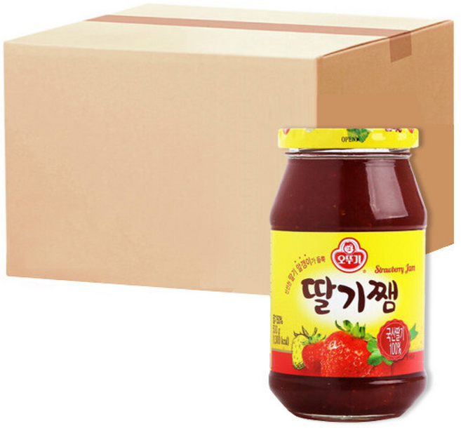 오뚜기 딸기쨈, 8개, 850g