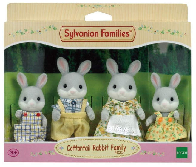 실바니안패밀리 [실바니안공식] 4030-솜토끼 가족(3134), 1세트
