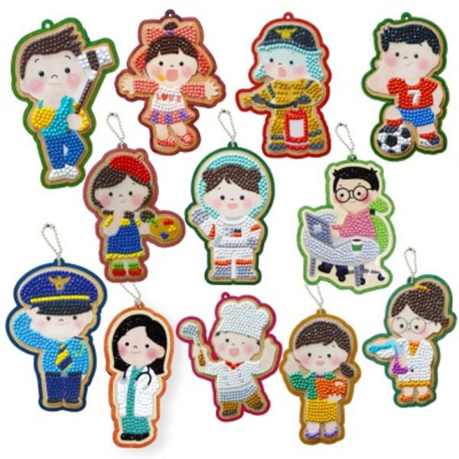 보석십자수 직업 가방걸이 : 9.우주비행사