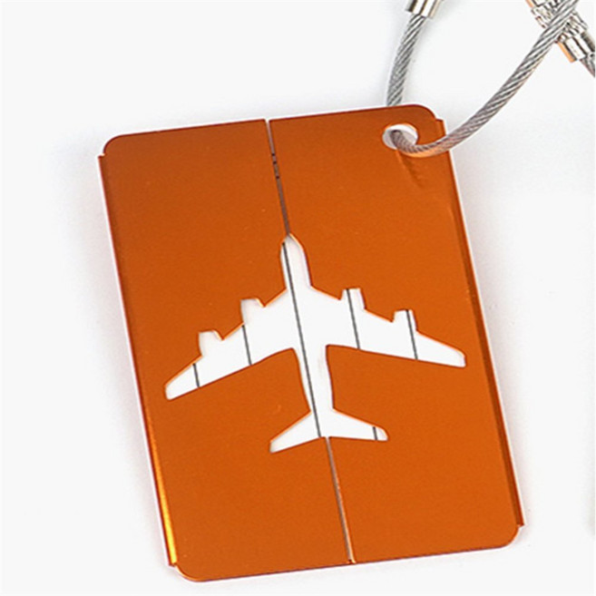 비행기 네임택 가방키링