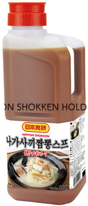도매 한박스 쇼켄 농축 나가사키 짬뽕 라멘 스프 업소용 2kg, 6개