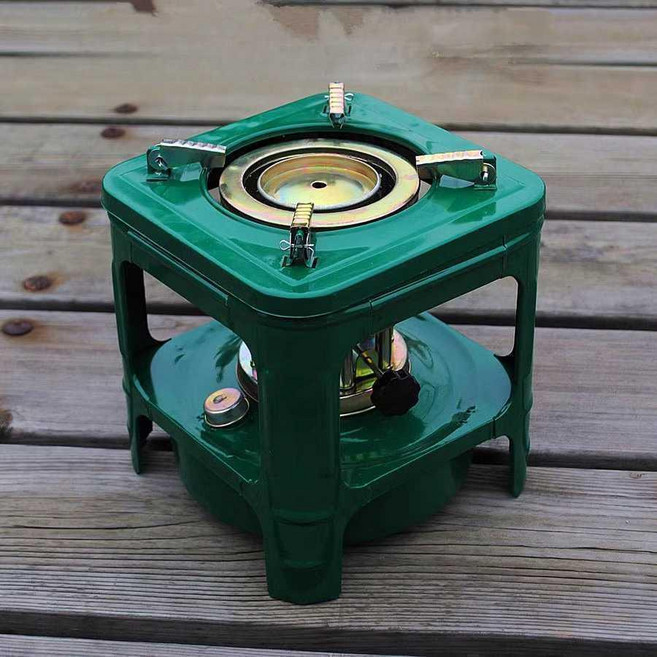 사각 캠핑용 스토브 휴대용 심지식 차박 야외 미니 석유 난로