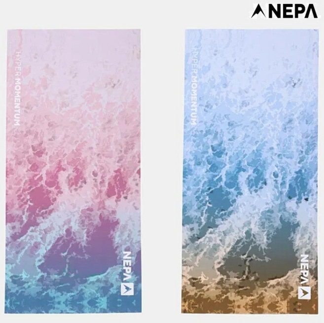 네파_NEPA_공용 청량감을 살린 그래픽 보기만 해도 시원한 느낌을주는 그래픽 활용 아웃도어 활동시 UV 차단은 물론 벌레의 접근까지 효과적으로 방지 오션 스프레이 멀티스카프, 퐁당핑크(H26)