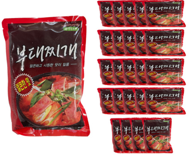 남양 부대찌개 얼큰한맛 500g, 25개