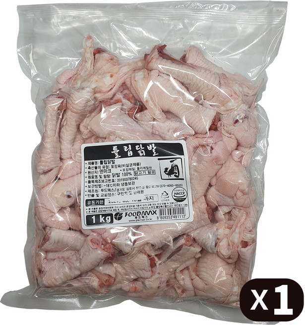 프레쉬맥스 닭발 원료 튤립닭발, 1개, 1Kg