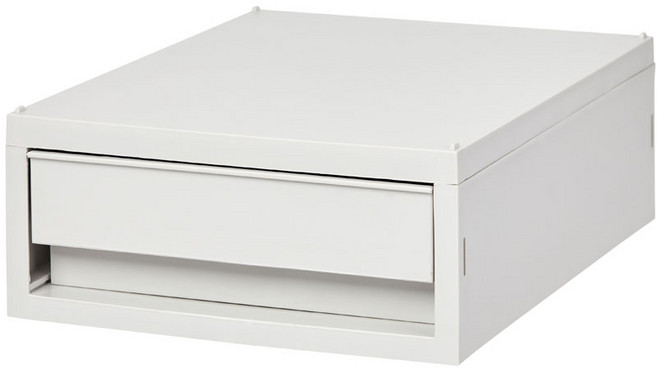 책상위 미니 서랍장 책상 수납함 1단 2단 3단 데스크 오거나이저 정리함 그레이, 중형-1단