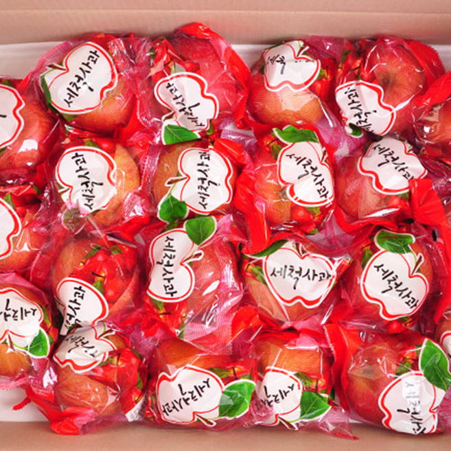 고당도선별 세척사과 껍질째 바로먹는 꿀 사과, 1박스, 2kg (14과내외) 한입