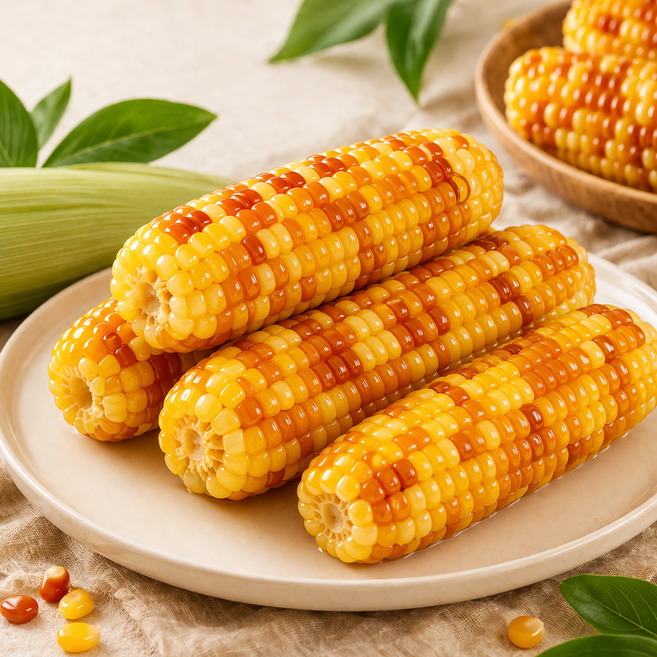 쫜득쫜득 홍찰옥수수 냉동 찰옥수수, 10개, 대