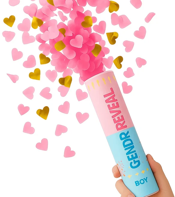 이벤트홀릭 젠더리빌 컨페티 폭죽 세트 성별공개 베이비샤워 파티용품, 02.[단품]블루, 1개, 02.[단품]블루