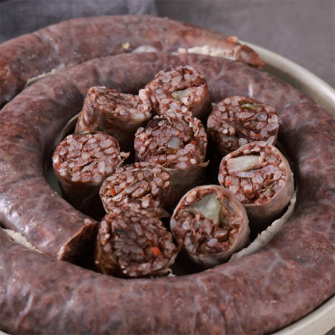 Fresh 속초 전통 수제 인삼아바이순대 슬라이스, 1개, 500g