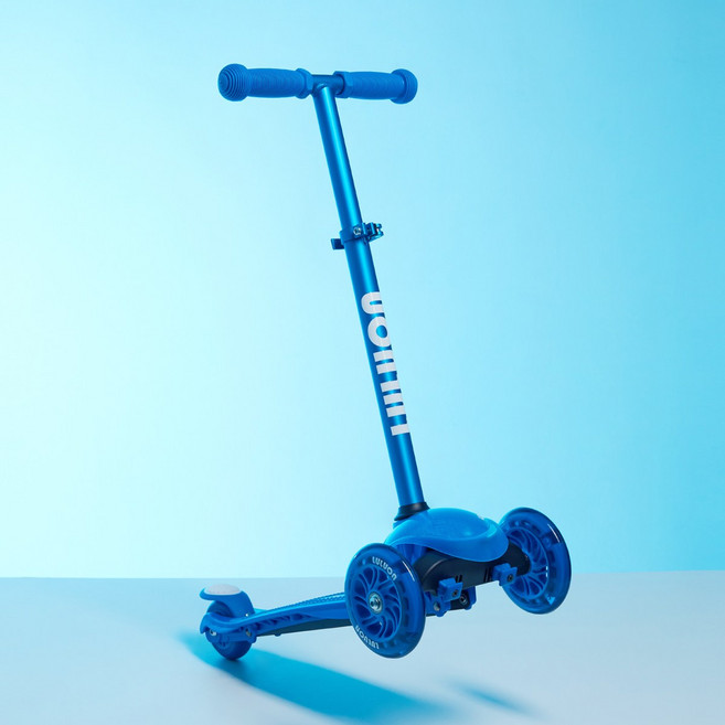룰루온 미니 킥보드 유아 어린이 아기 3세 4세 5세 6세, 룰루온미니-로얄블루, 1개