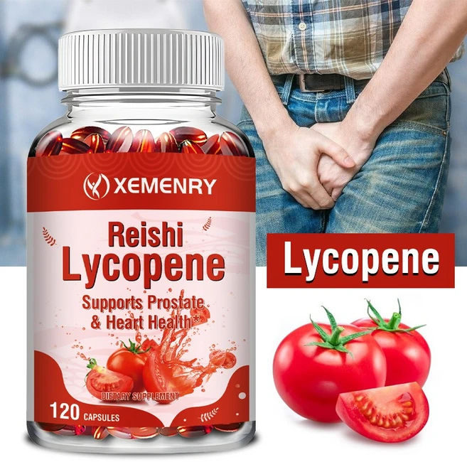 영지버섯 리코펜 300mg 120정 - 노화 방지 심장 소화 전립선 건강, 1개, 60정 - 쿠팡