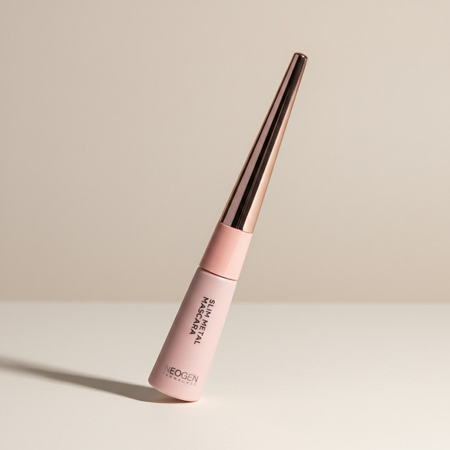 (정품)NEOGEN 네오젠 슬림 메탈 마스카라 번지지 않는 초슬림 마스카라, 핑크, 1개